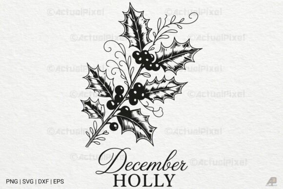 Birth Month Flowers Graphics for Editorial and Web Use