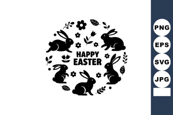 Easter Graphics for Vibrant Editorial Design