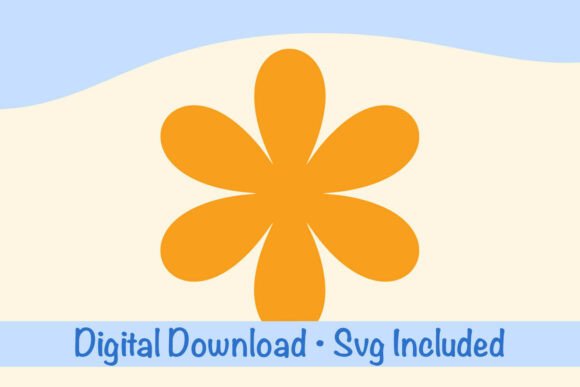 Retro Flowers Graphics for Local Branding