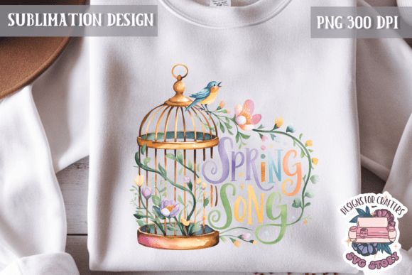 Spring Sublimation Quote PNG Flowers Graphics